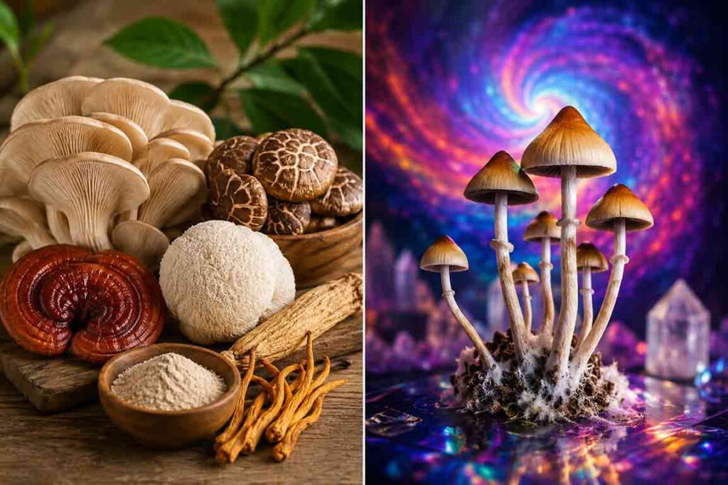Functional Mushrooms vs. Magic Mushrooms: The Real Difference