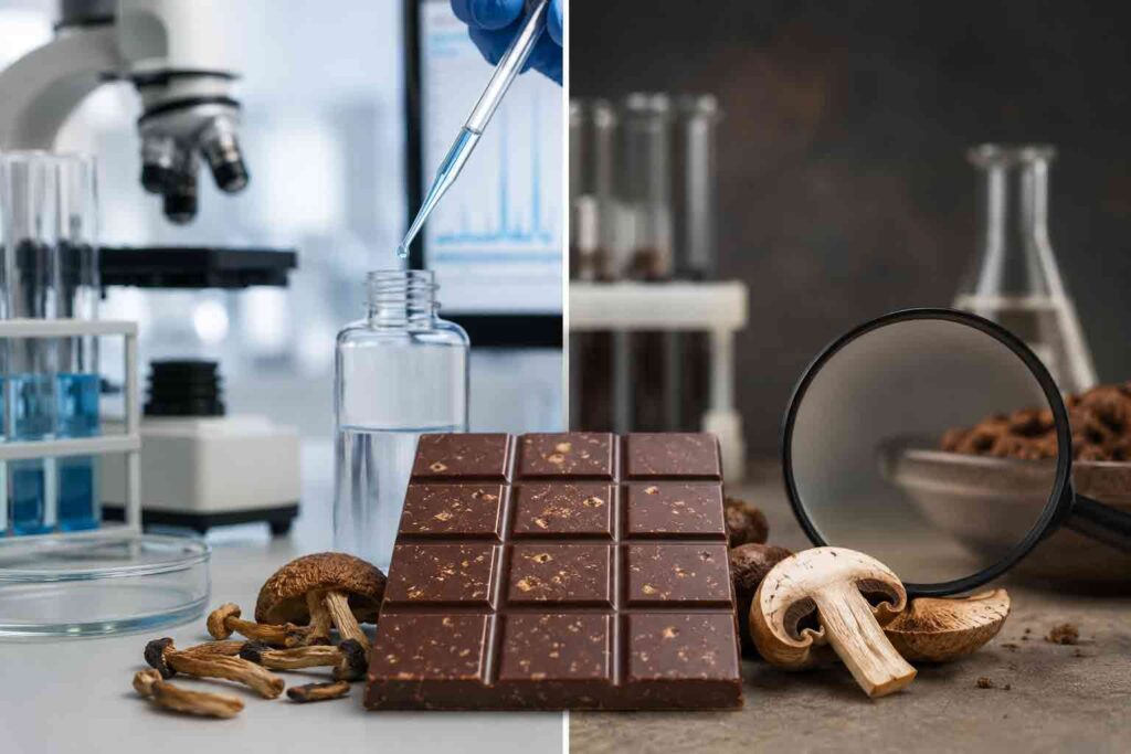 Lab Testing for Mushroom Chocolate