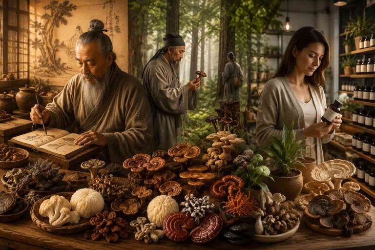 history of medicinal mushrooms