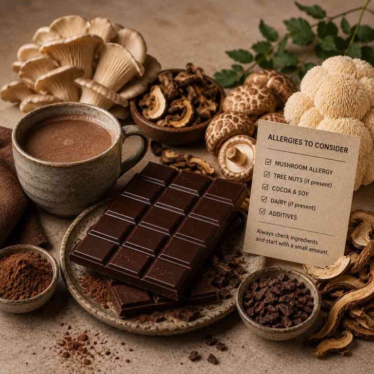 Allergies and Mushroom Chocolate